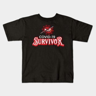 Covid-19 Survivor Kids T-Shirt